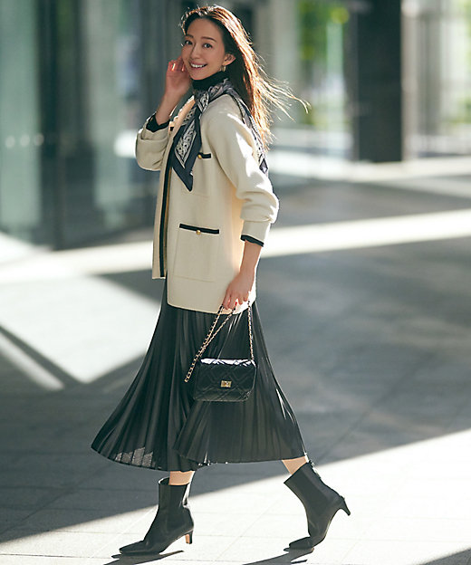 ミニブークレ ニットジャケット（KRWSSA0362） | 23区 S