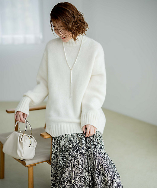 ベビーアルパカ ビッグシルエット ニット（KRWSSW0560