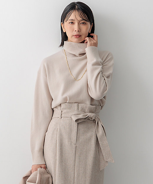 ピュアカシミヤ タートルネック ニット（KRWWCW0452） | 23