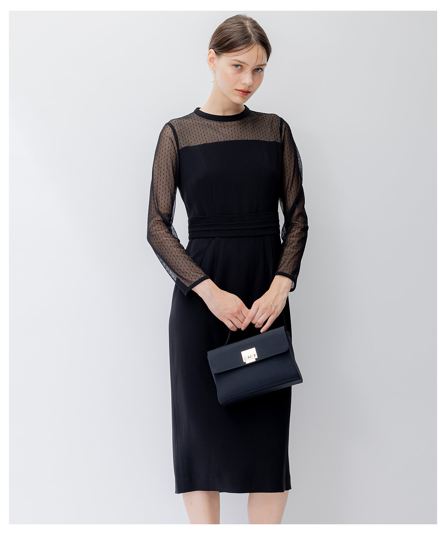 APPLAUDIR】ダブルクロス ドレス（OPA3NA0723