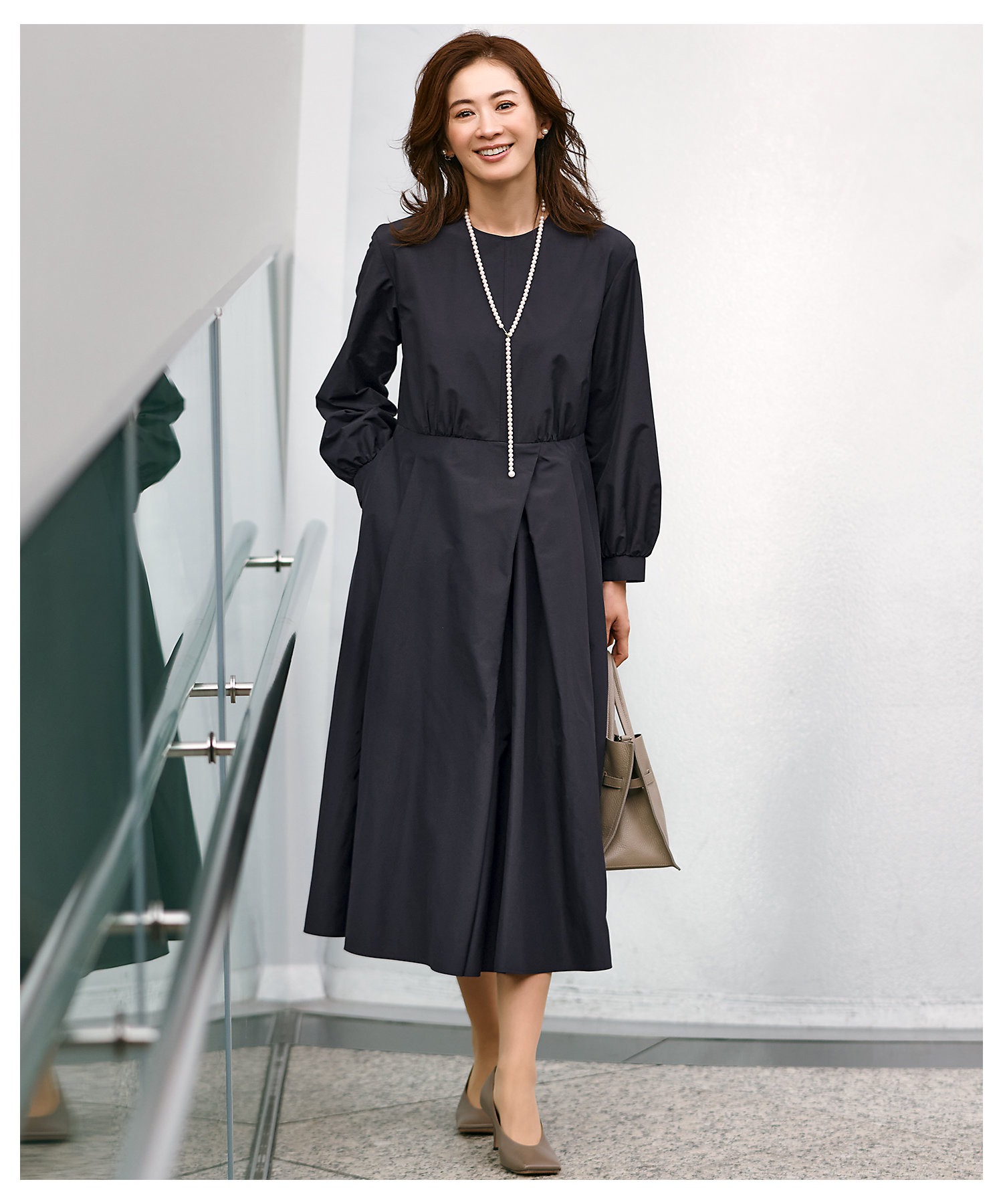 VERYコラボ】ラスタークロス タックワンピース