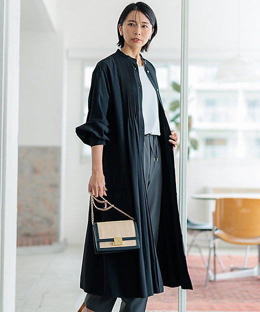 新色追加／洗える】ヴィンテージライトタフタ ブザム ワンピース