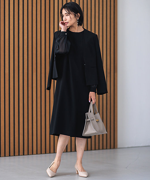 セットアップ対応】トリアセダブルジョーゼット シフォンスリーブ