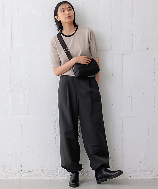 撥水加工／洗える】ハイマルチタフタ 2WAY パラシュート パンツ