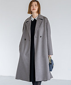 COLOMBOカシミヤビーバー ダブルフロント チェスターコート