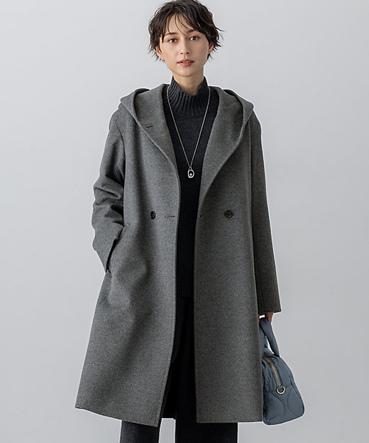 ウールカシミヤビーバー フーデット コート（SCWWGW0853