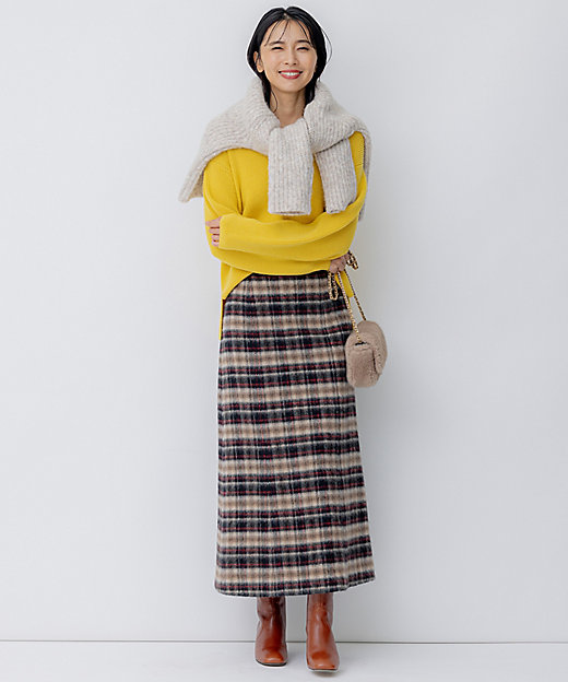 シャギーチェック スカート（SKWOSW0415） | 23区 (Women