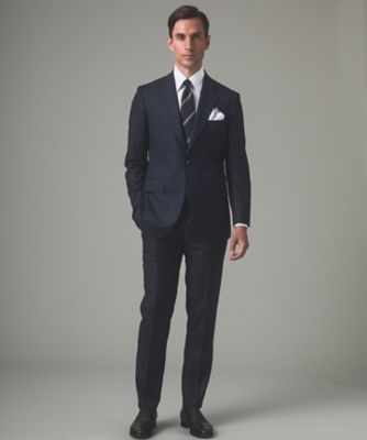 Loro Piana Fabric】365 通年スーツ（ネイビー