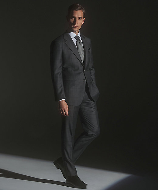 ZEGNA／ゼニア】TROFEO／トロフェオ スーツ（グレー×格子