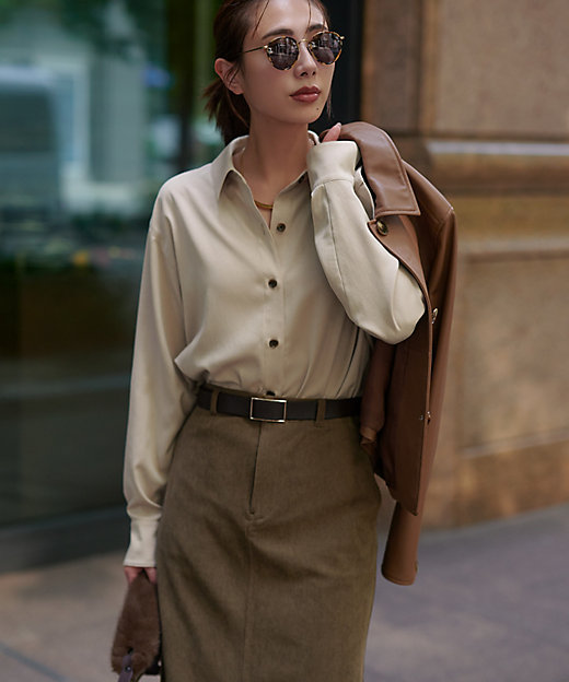 滝沢眞規子さん着用】ホールレス ベルト（YR3DCW0001） | 23