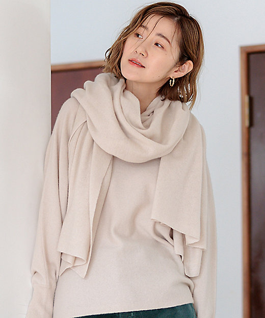 洗える】ピュアカシミヤ 大判 ストール（ZZ3DCW0451） | 23