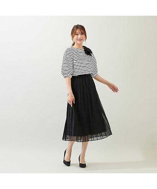 セットアップ対応】フレアプリーツスカート（51044512