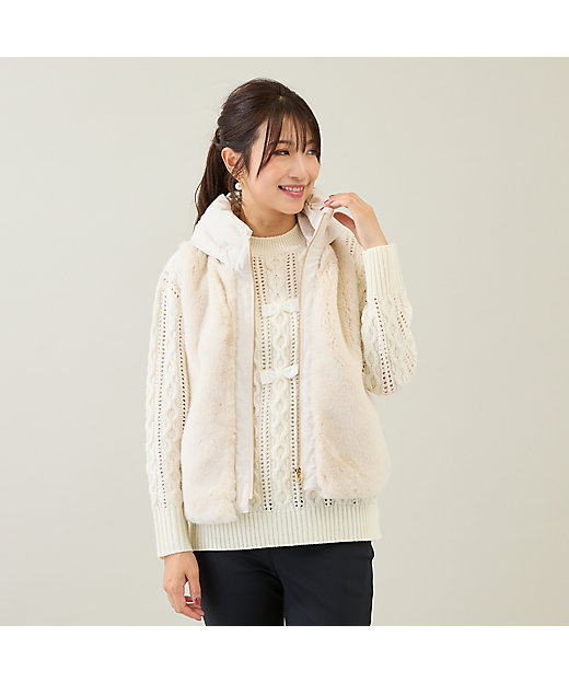 3WAY】ダウンベスト付きコート（51076501） | Rose Tiara