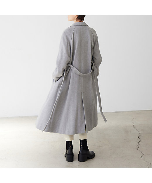 R－ISM名品アイテム】カシミヤ100％ロングコート