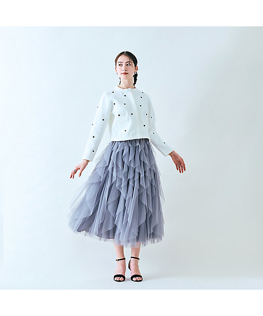 ソフトチュールスカート（83042501） | Rose Tiara (Women