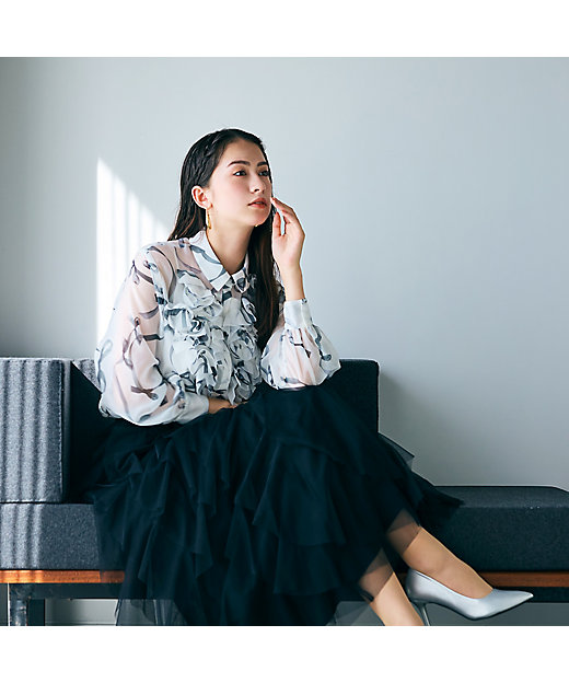 ソフトチュールスカート（83042501） | Rose Tiara (Women