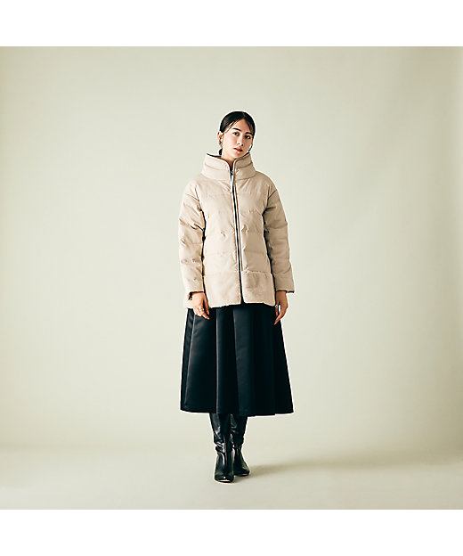 裾ファーダウンジャケット（83076401） | Rose Tiara (Women