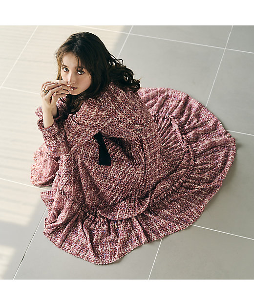 ツィードプリントワンピース（83015504） | Rose Tiara (Women