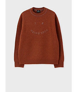 マルチカラーリブ クルーネックニット（253401547Z） | Paul