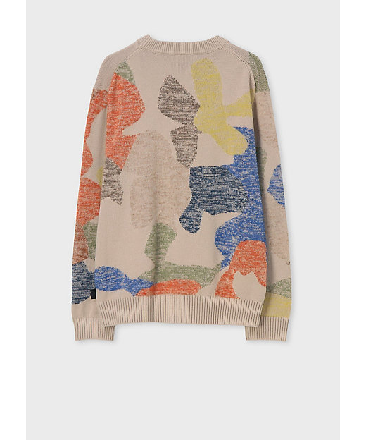 Fortune Floral” クルーネックニット