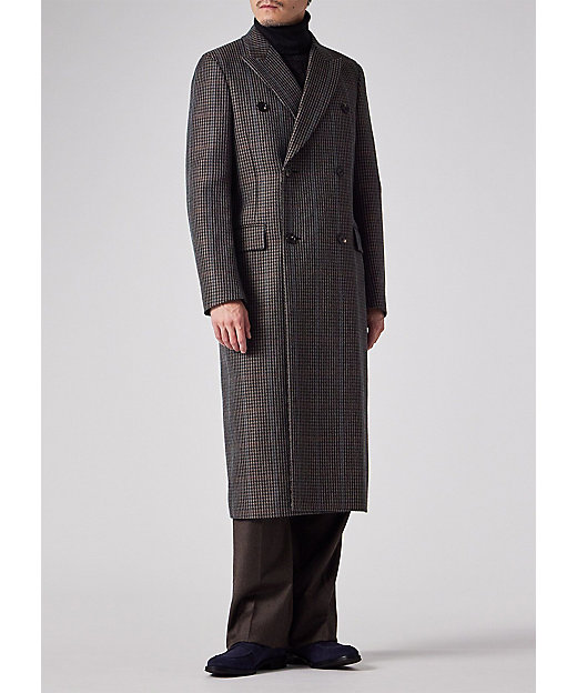 クラシックチェック ダブルチェスターコート（253121224P