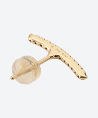 ダイヤモンド ショートバーピアス ※シングル | Hirotaka (Women