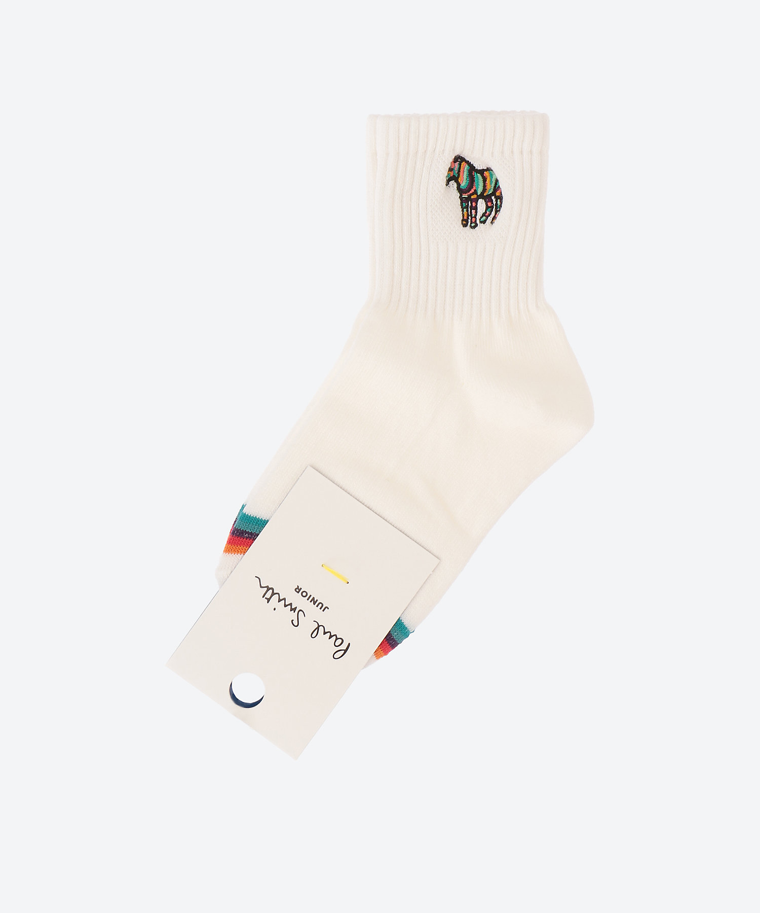 ゼブラ刺繍クルーソックス | Paul Smith Junior (Baby&Kids)/ポール