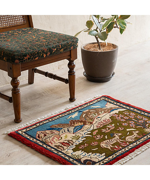 ☆ペルシャ絨毯（手織り）玄関マットMサイズ 4 | 三越伊勢丹