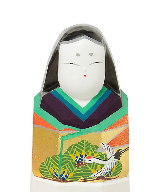 送料無料】奈良一刀彫 神泉作 立雛 7号（三越） | 神泉/シンセン