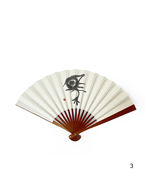 小熊廣美・干支茶扇子『午』 | アトリエ・Kinami/アトリエキナミ