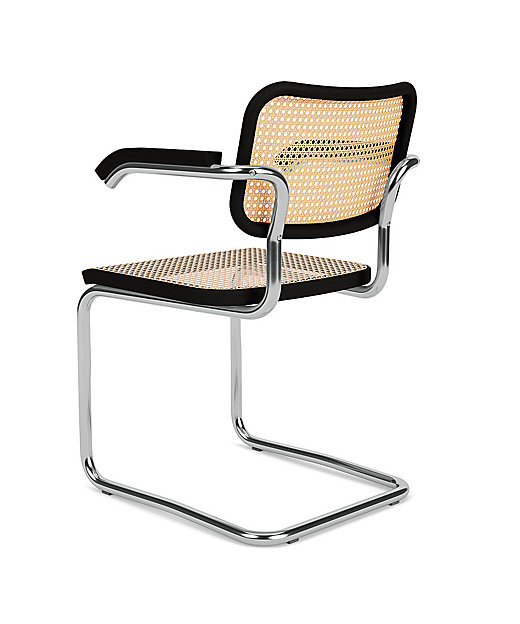 受注商品】チェスカチェア ウィズ アーム ブラック | Knoll/ノル