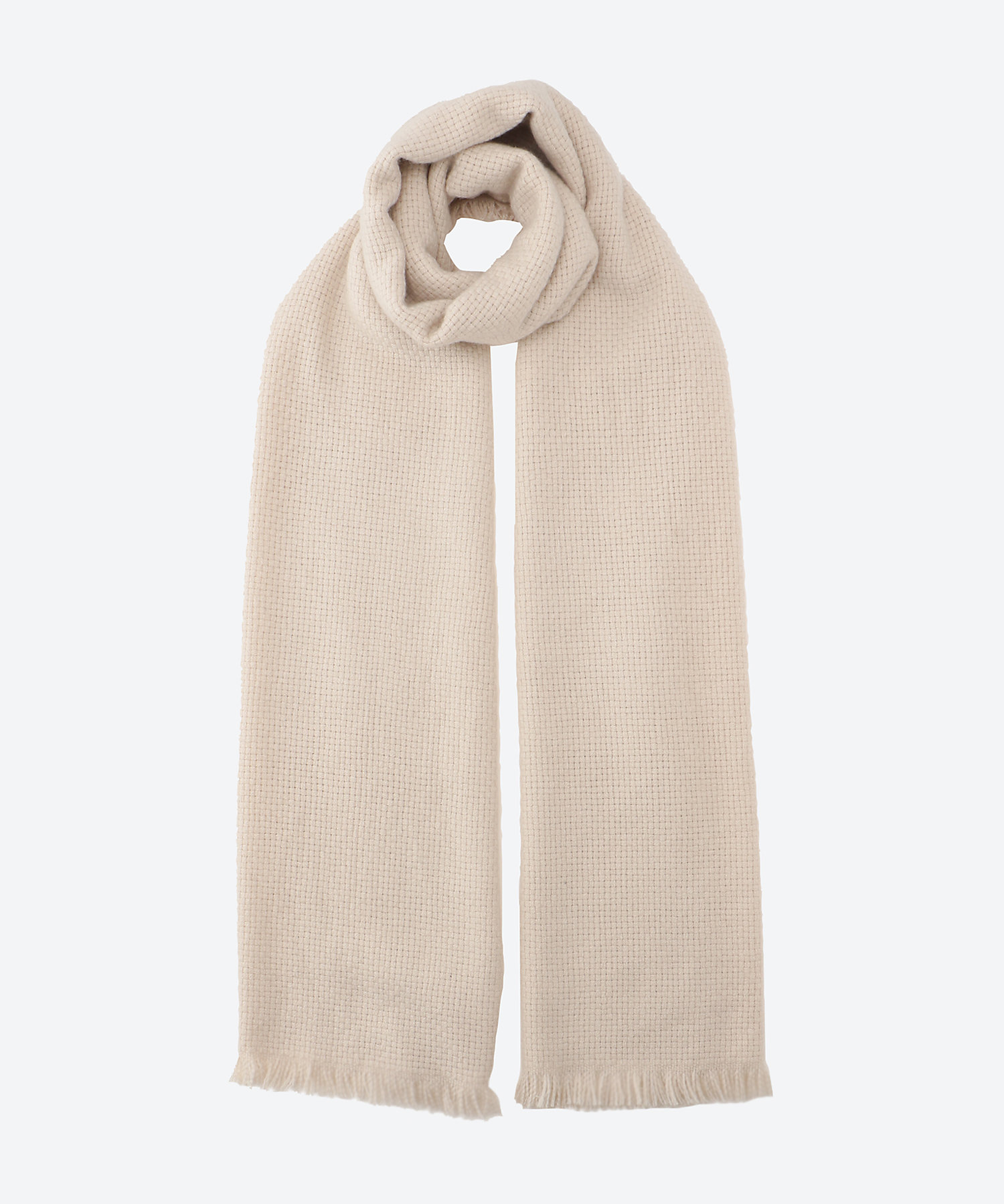 カシミヤバスケット フリンジストール | ASAUCE MELER (Women