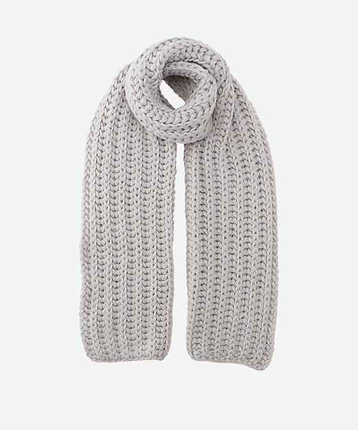 スーパーローゲージ チャンキーニットストール | ASAUCE MELER (Women