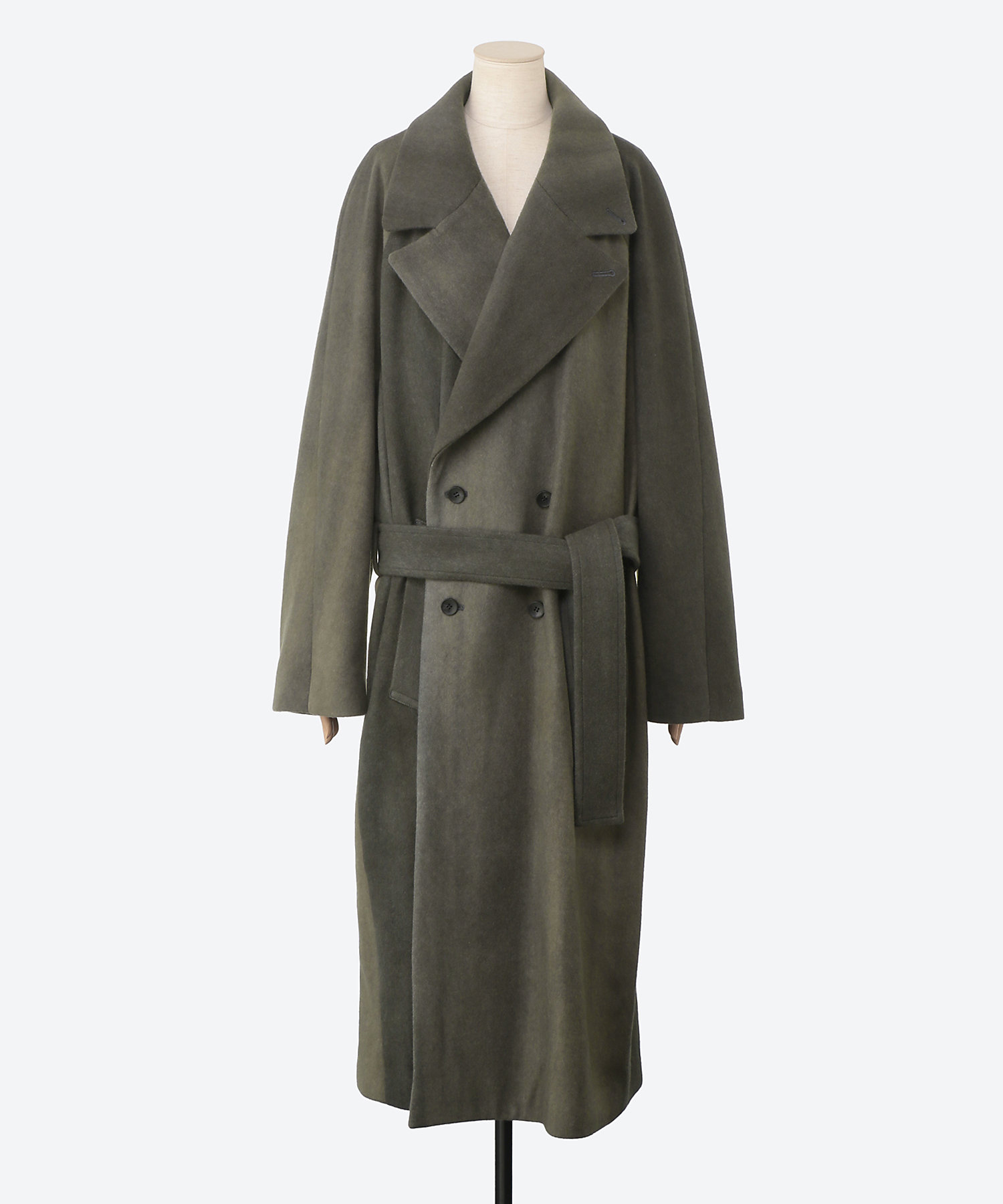 GRADATION WOOL MELTON COAT UDF25506