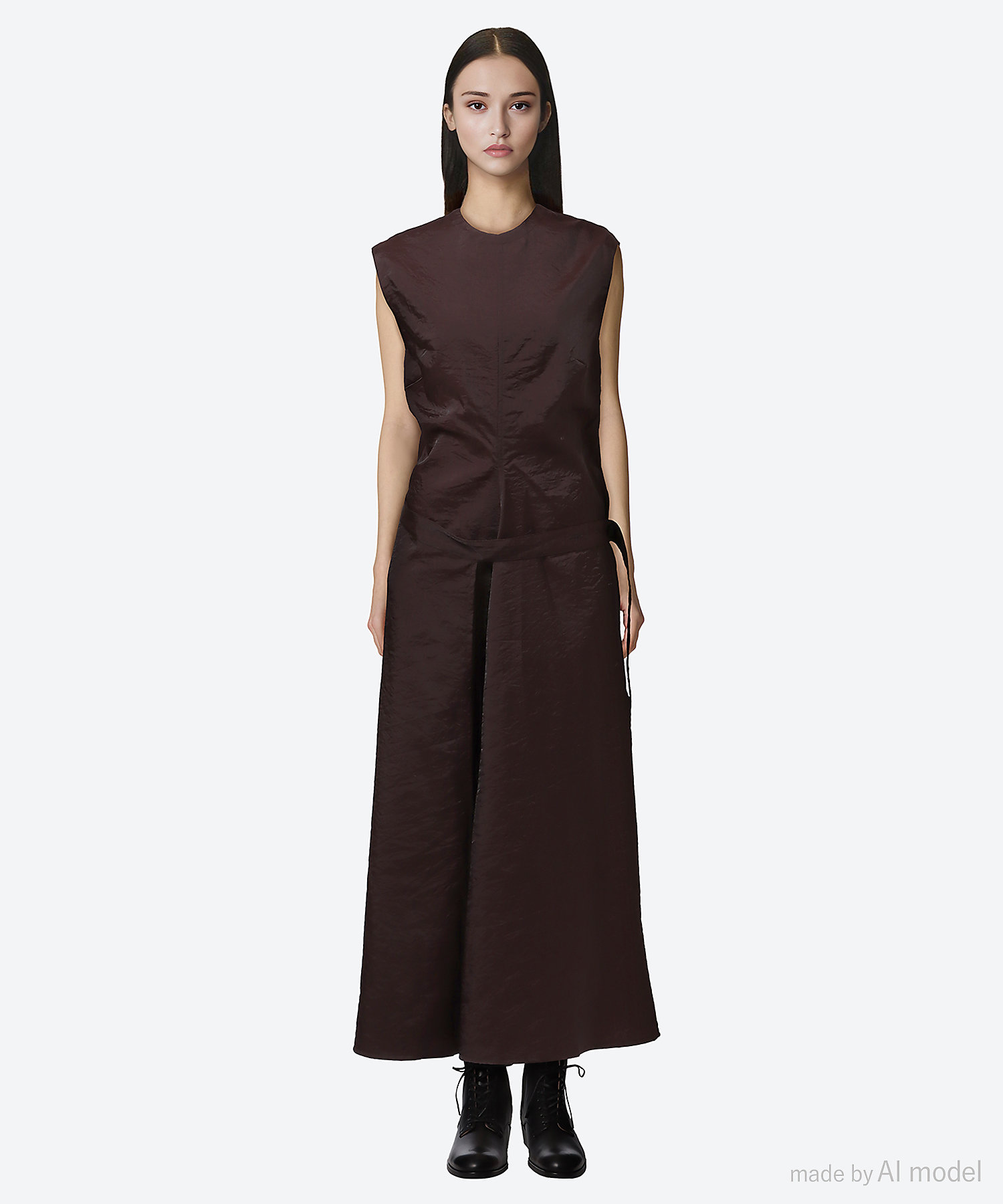 WIDE STRAP VOLUME DRESS VERVE SNW