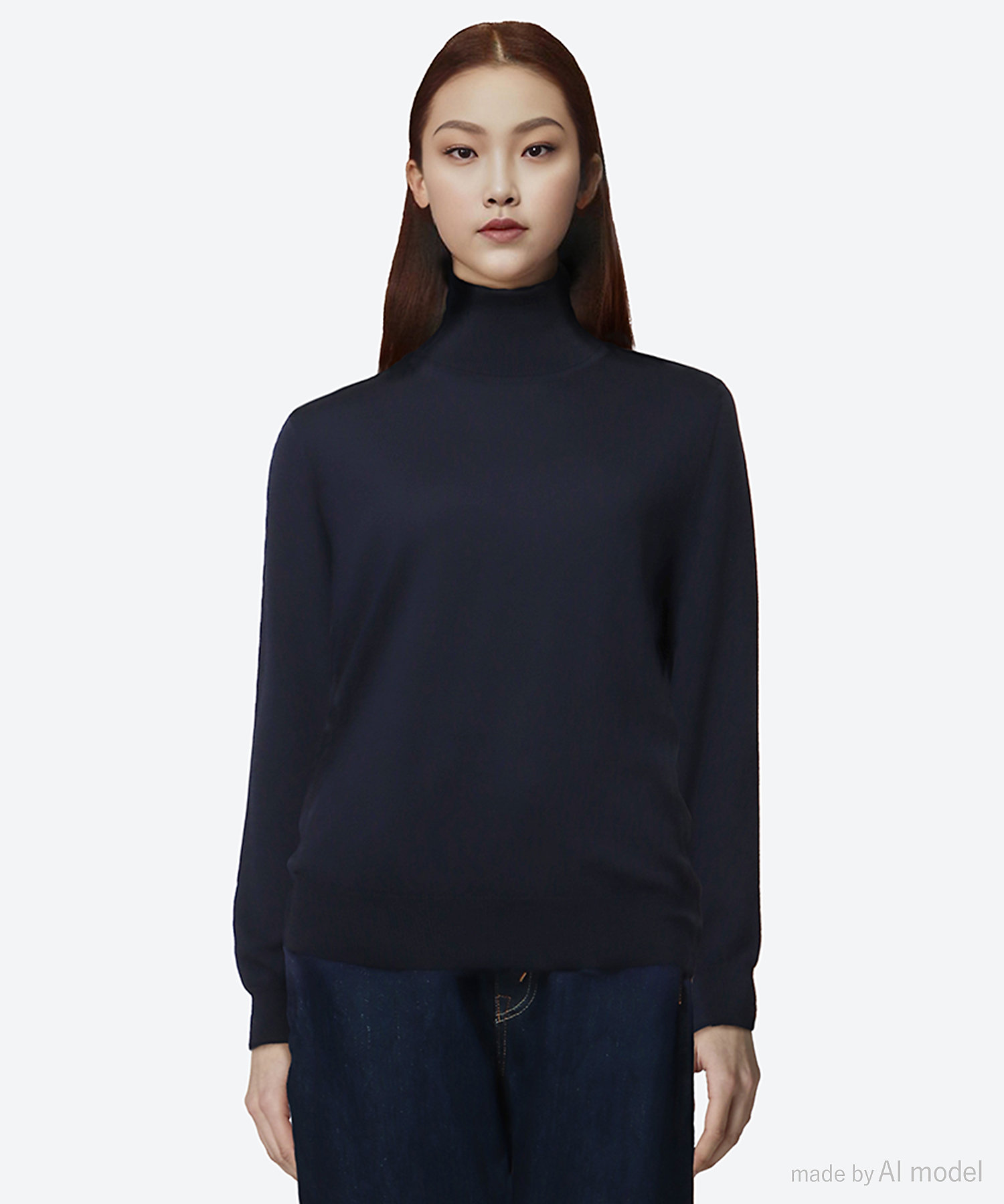 14G天竺メリノウールタートルネックセーター | SLOANE (Women