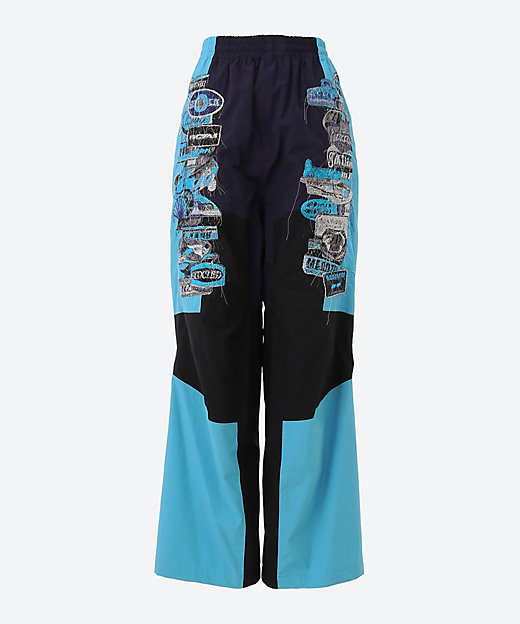 A．I． PATCHES EMBRIDERY TRACK PANTS