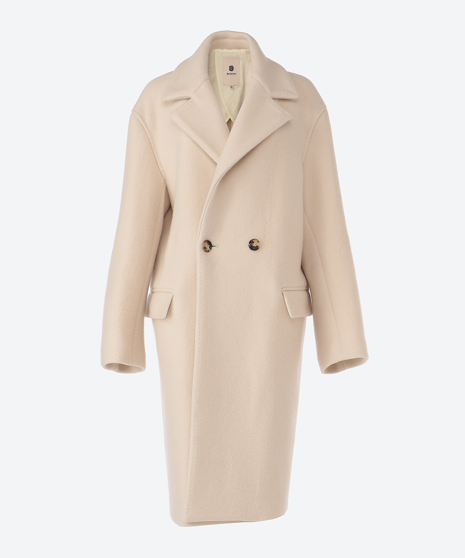 ウールダブル2ボタンロングコート | BLAMINK (Women)/ブラミンク