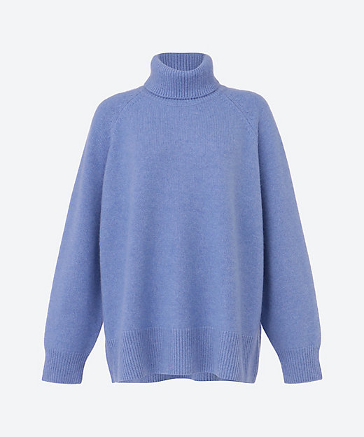 ローゲージカシミアタートルネックニット 4210800343