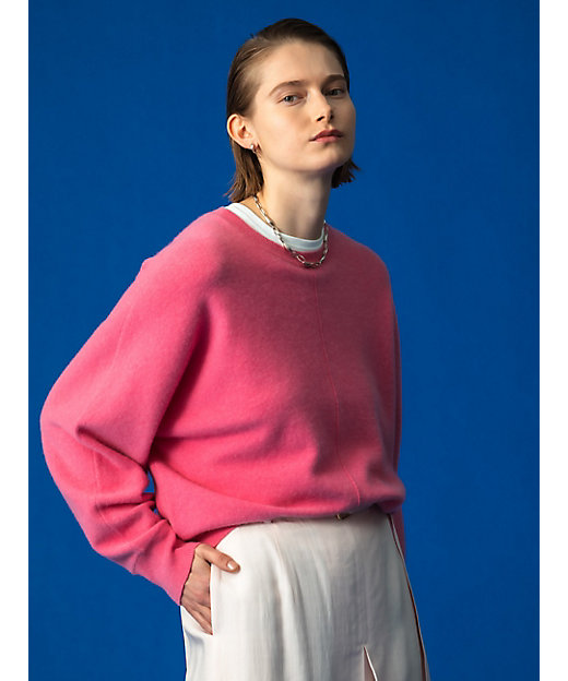 ハイゲージカシミアクルーネックセーター 4310800059