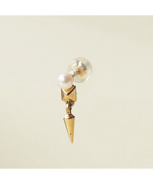 スタッズパールピアス ※シングル | e.m. (Women)/イー・エム | 三越