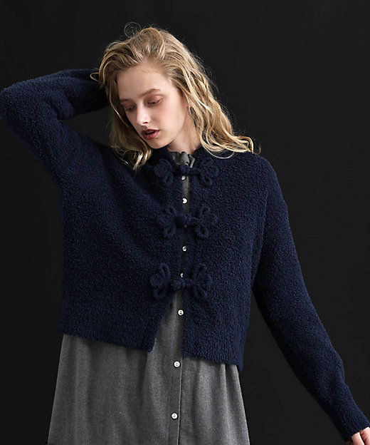 モールニットノエルリュバンカーディガン 25ー71206 | Narue