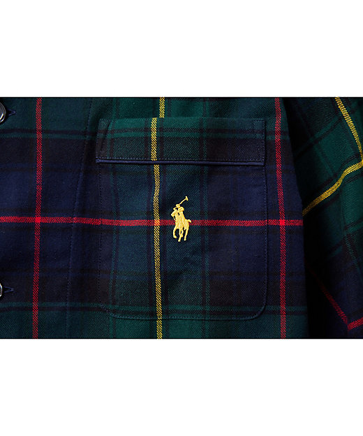 フランネルパジャマ ポロタータンチェック RM6ーA103 | POLO