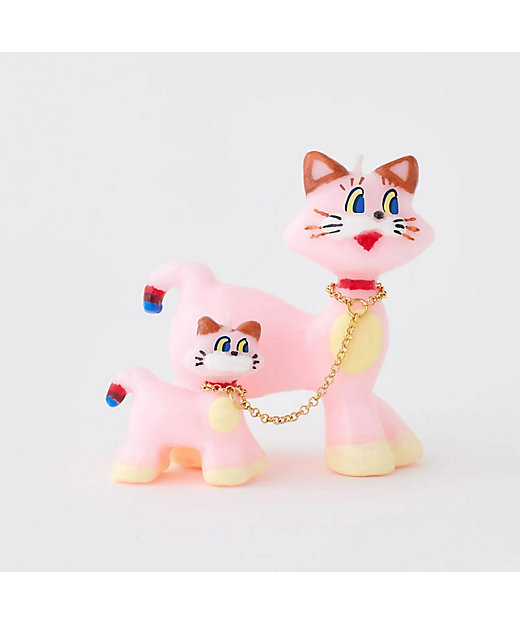 ピンクの猫 PINK CATS | OLGA GOOSE CANDLE/オルガグース