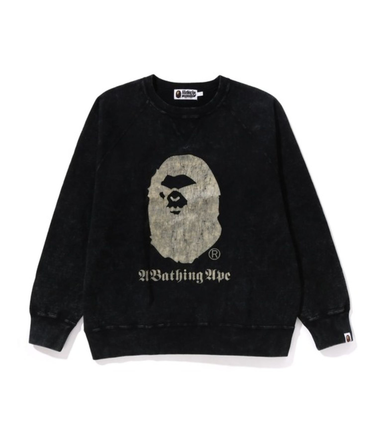 スウェット A BATHING APE OVERDYE RELAXED