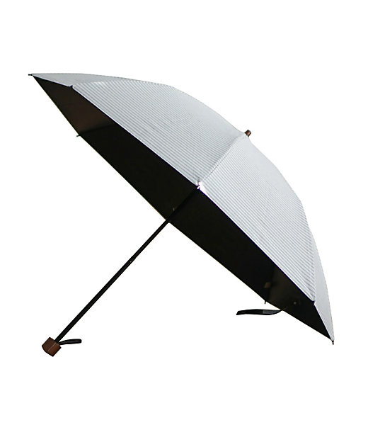 一級遮光・晴雨兼用折りたたみ傘 ボーダーシェード 8本骨 | 小宮商店