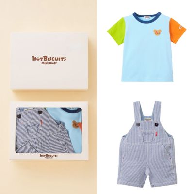 オーバーオール＆Tシャツセット | HOT BISCUITS MIKIHOUSE (Baby&Kids