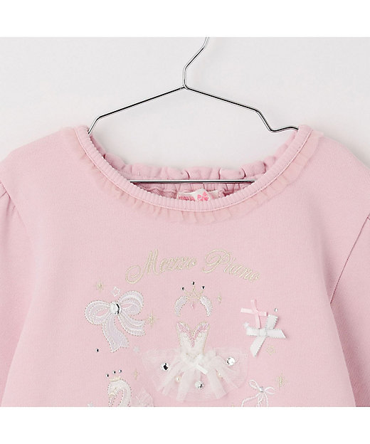 バレエ刺しゅう トレーナー 6054223 | mezzo piano (Baby&Kids