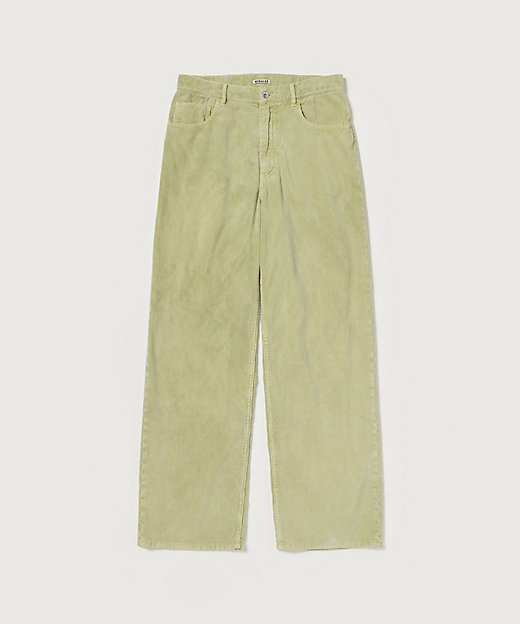 パンツ PIGMENT DYED FINX CORDUROY WIDE