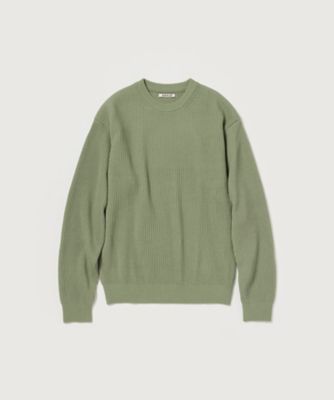 セーター SUPER FINE WOOL RIB KNIT P／O